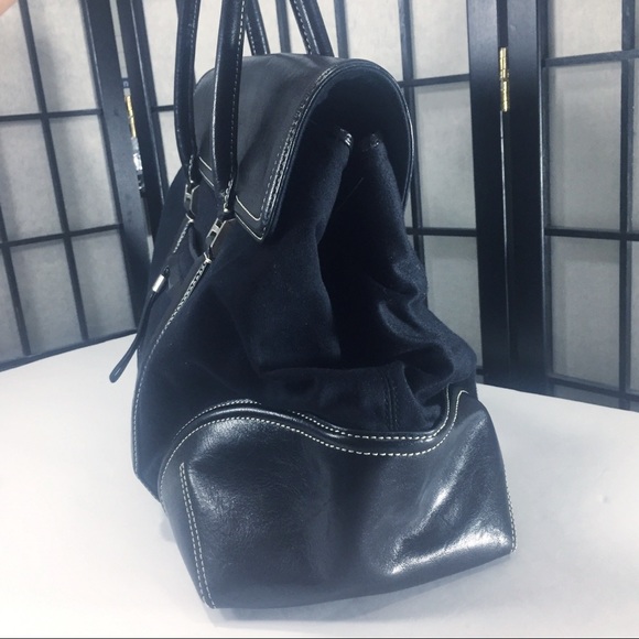 ‼️SOLD‼️ ELLEN TRACY Black Large Black Tote - Picture 3 of 8